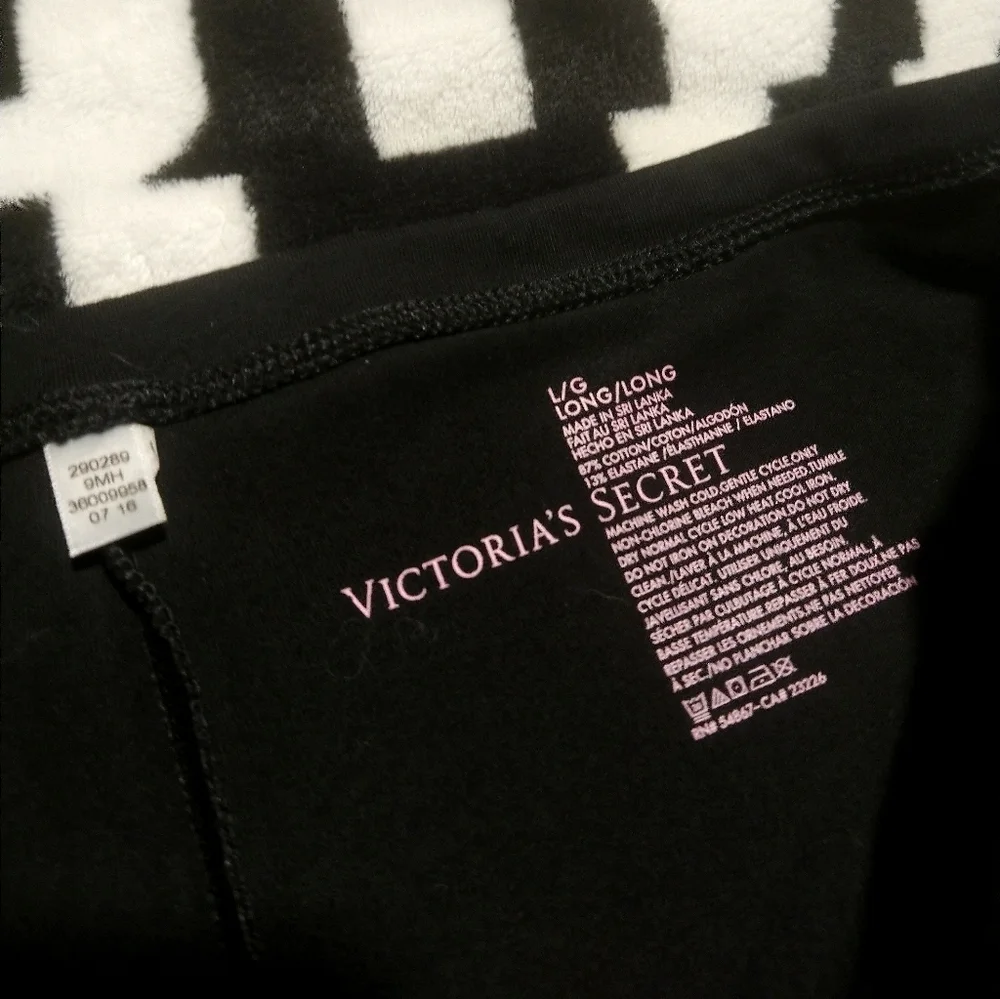 Victoria's Secret Pink VS Angel Wings Fold Over Flares Bling Set. L. - Picture 9 of 9